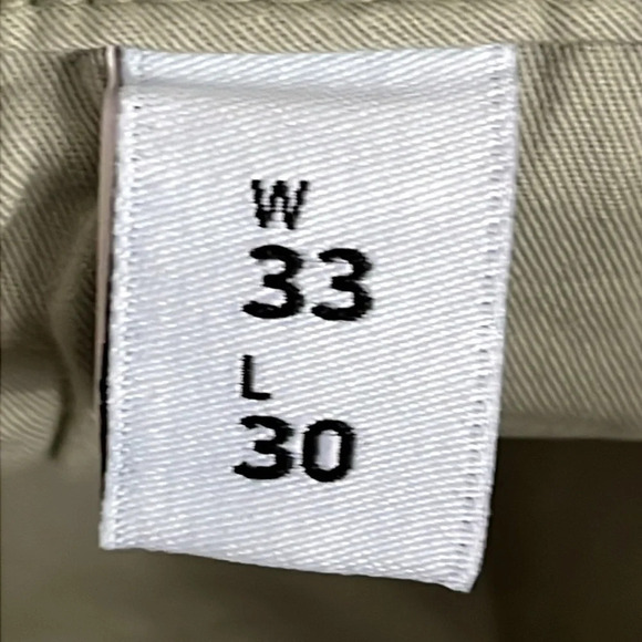 Amendi Gunnar in Green Organic Cotton Pleat Front Button Fly Pants - NWPT - 33 - Picture 7 of 12